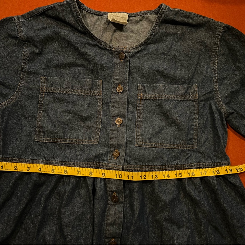 Moda Indigo Denim Maxi Dress - Picture 5 of 5